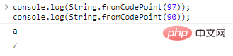 String.fromCodePoint()