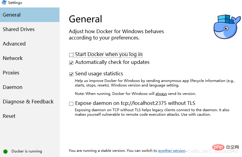 Win10中docker的安裝與使用（圖文詳解）
