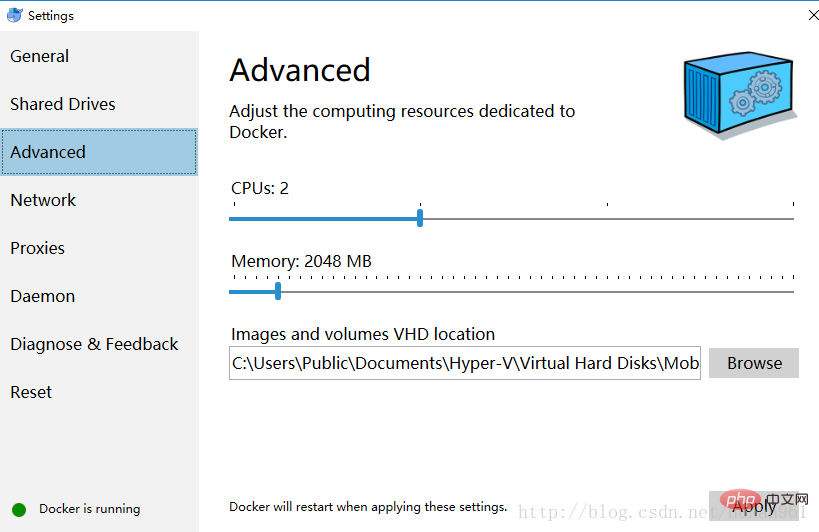 Win10中docker的安裝與使用（圖文詳解）