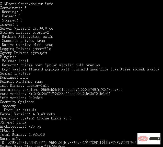 Win10中docker的安裝與使用（圖文詳解）