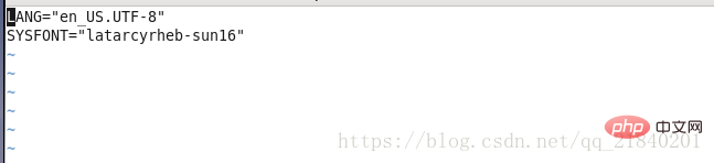 linux怎樣修改字符集