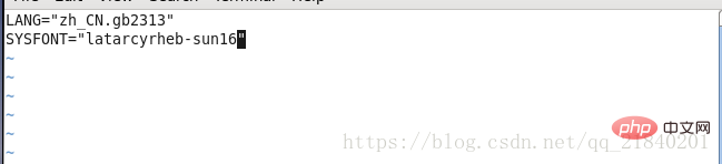 linux怎樣修改字符集