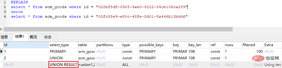 MySQL学习之explain用法详解