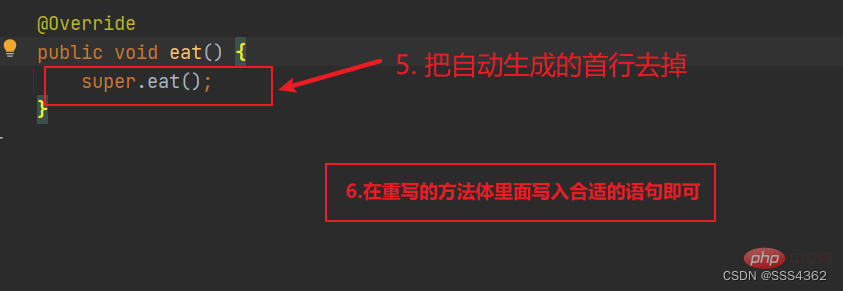完全掌握Java中的方法重寫