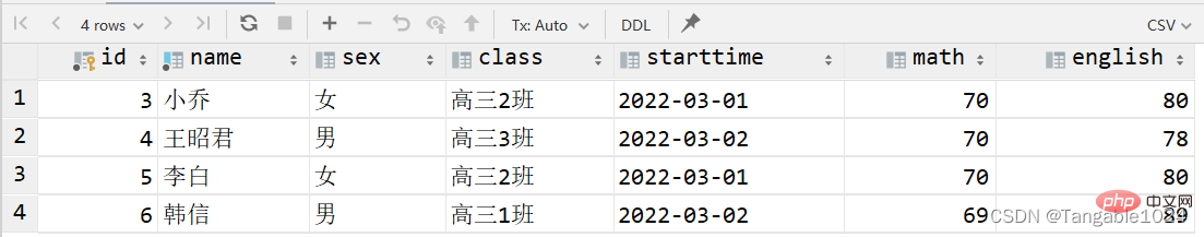 MySQL学习之DDL、DML及DQL基础总结