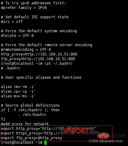 How to set up proxy in linux