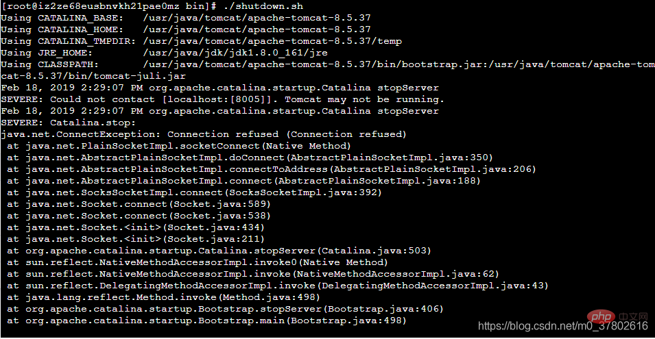 linux怎么解決tomcat無法關閉了