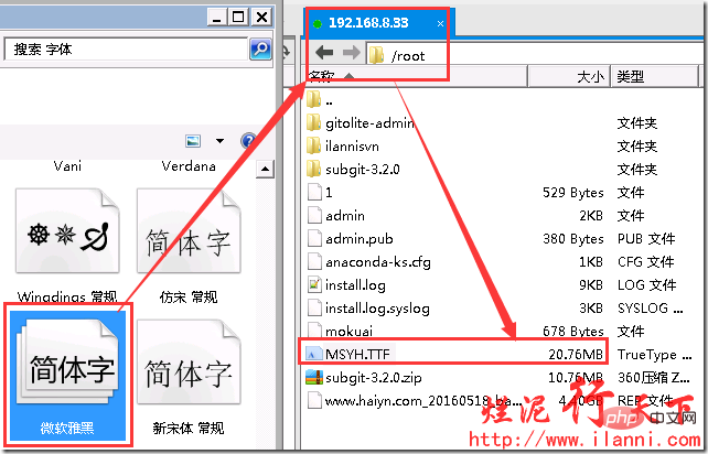 linux怎樣安裝字體