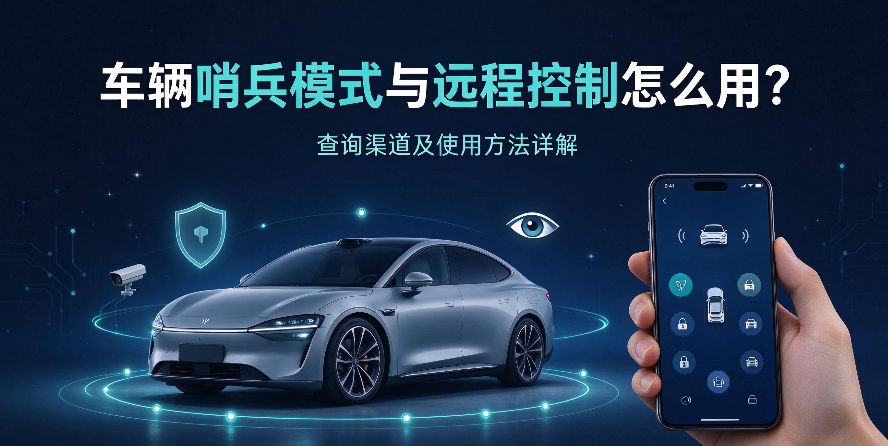 车辆哨兵模式与远程控制怎么用?查询渠道及使用方法详解 - php中文网