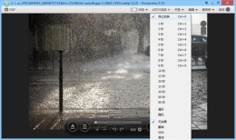 Honeyview5.53 Windows中文幻灯片放映菜单,循环与随机及多种间隔可见,停止放映当前勾选