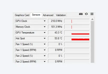 GPU-Z传感器页正常温度读数与风扇状态,对应核对NaN异常项目 - GPU-Z温度显示NaN怎么办_GPU-Z温度读数异常原因与处理指南 - php中文网