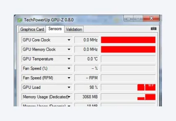 GPU-Z传感器页核心频率和显存频率0 MHz及温度0度异常状态 - GPU-Z频率显示为0怎么办_GPU-Z频率读数异常与驱动检查指南 - php中文网