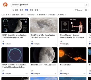 DuckDuckGo视频搜索的时长、清晰度筛选与来源条目