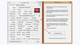 GPU-Z Windows Render Test窗口用于让PCIe链路进入高性能状态并观察Bus Interface变化 - GPU-Z怎么烤机 - php中文网