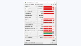 GPU-Z Windows Sensors页显示较高GPU Load下核心与显存频率及功耗 - GPU-Z频率上下跳正常吗 - php中文网