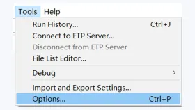 Everything 1.5 Windows界面展开Tools菜单并选中Options入口 - Everything怎么设置中文 - php中文网