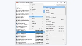 Everything 1.5从View菜单打开Folders文件夹侧栏 - Everything怎么显示左侧目录 - php中文网