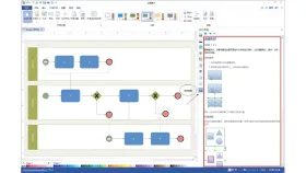 亿图图示 BPMN 编辑画布中的流程与网关分支 - 亿图图示流程图里的XOR怎么画_亿图图示XOR逻辑节点绘制方法 - php中文网