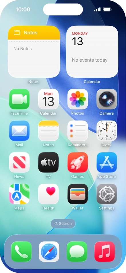 iPhone15主屏幕上的设置App入口