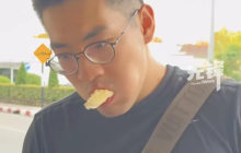 “硬核”操作!一家五口为登机,30分钟狂吞11斤榴莲