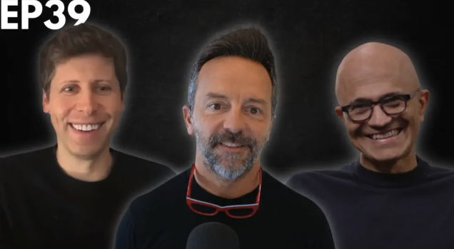 微软纳德拉与OpenAI奥特曼世纪对谈：揭秘合作细节，曝光AI未来路线