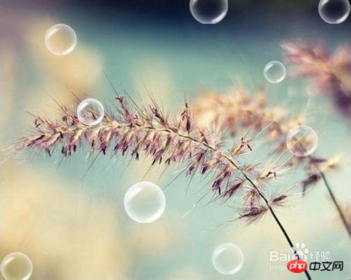 ps绘制漂亮透明的泡泡效果