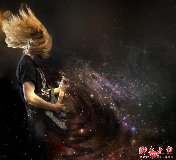 Photoshop设计制作出动感的摇滚音乐海报