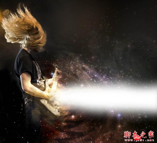 Photoshop设计制作出动感的摇滚音乐海报