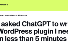 ChatGPT五分钟写完插件，功能完善，还可加需求改BUG