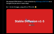 Stable Diffusion采样速度翻倍!仅需10到25步的扩散模型采样算法