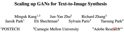 GANs counterattack: Zhu Junyans new CVPR work GigaGAN, the image output speed beats Stable Diffusion GANs counterattack: Zhu Junyans new CVPR work GigaGAN, the image output speed beats Stable Diffusion