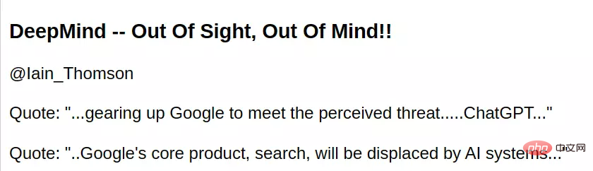 谷歌這次怕的，僅僅是ChatGPT？