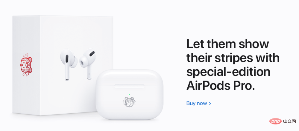 苹果为农历新年推出特别版 Tiger AirPods Pro