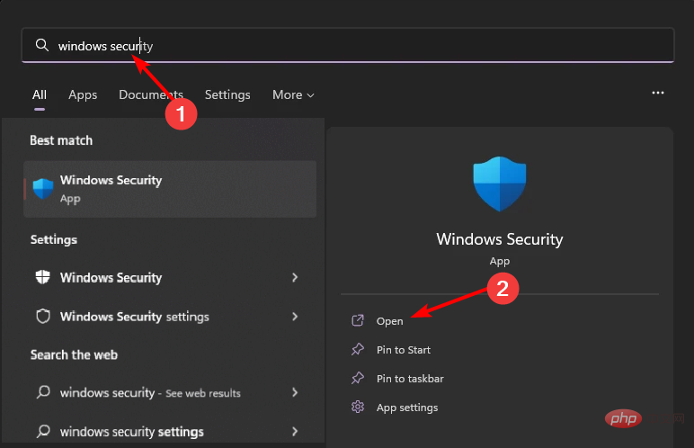 Open-Windows-Security