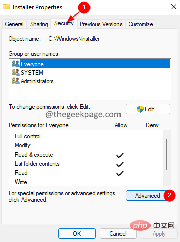 Change-the-secutiry-Settings