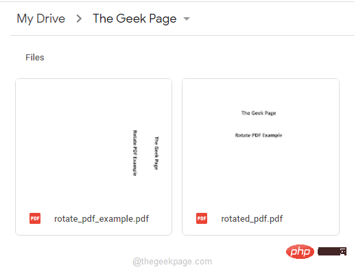 Bagaimana untuk memutar PDF secara sementara/kekal dalam Google Drive-1