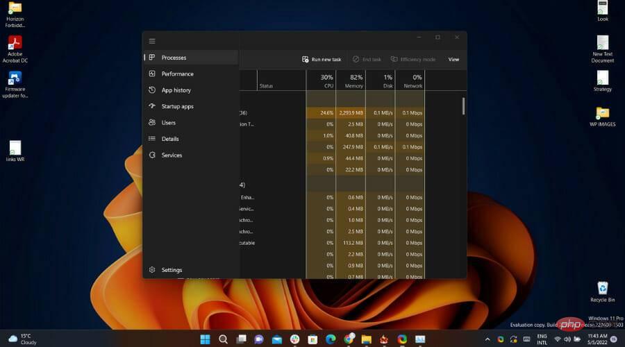 22h2-Windows 11 22H2 wird außerdem über einen verbesserten Task-Manager verfügen