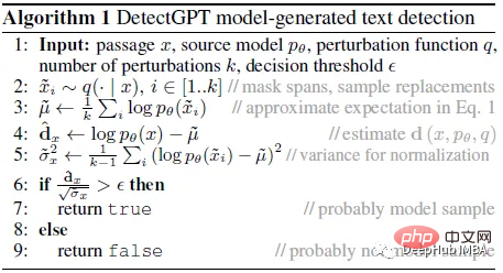 DetectGPT : détection de texte générée par machine sans tir à laide dune courbure probabiliste