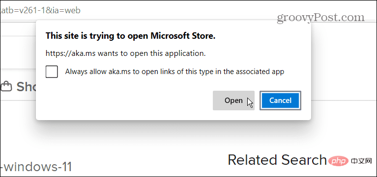 Open-in-App-Store