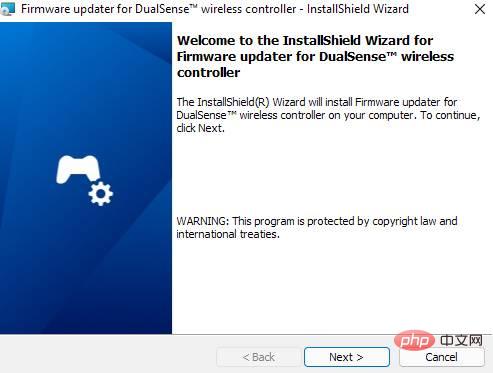 Firmware-updater-for-DualSense-wireless-controller-installation-wizard-screenshot