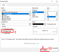 How to apply superscript and subscript formatting options in Microsoft Excel