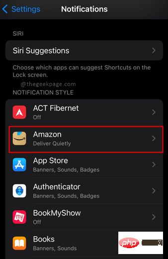 How to turn on/off notification alerts on lock screen/notification center/banner on iPhone