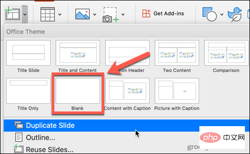 how-to-hide-text-until-clicked-powerpoint-insert-blank-slide