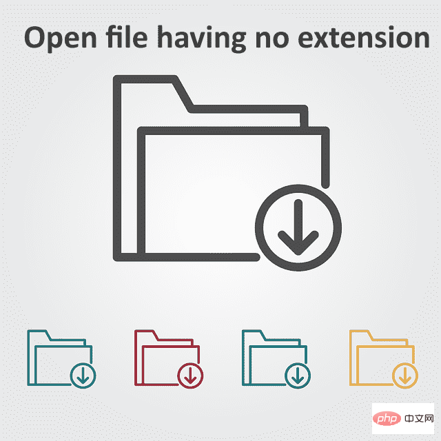 How to open files without extension in Windows 11, 10