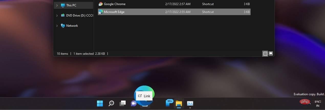 Taskbar-drag-feature