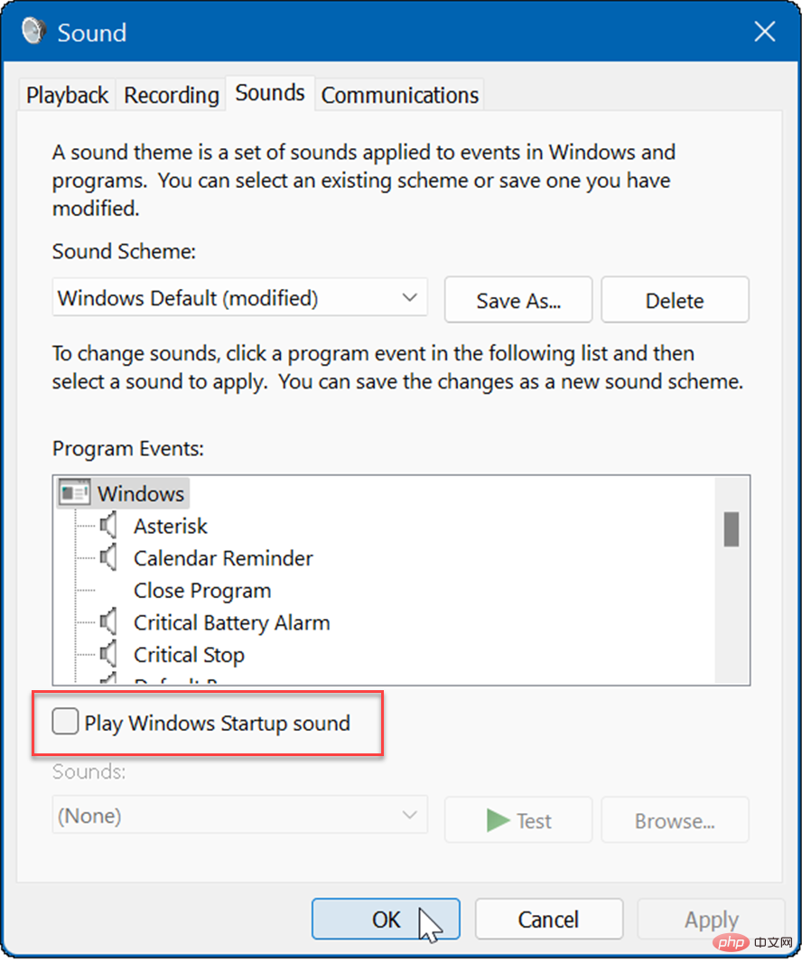 Cara mengurus bunyi sistem pada Windows 11