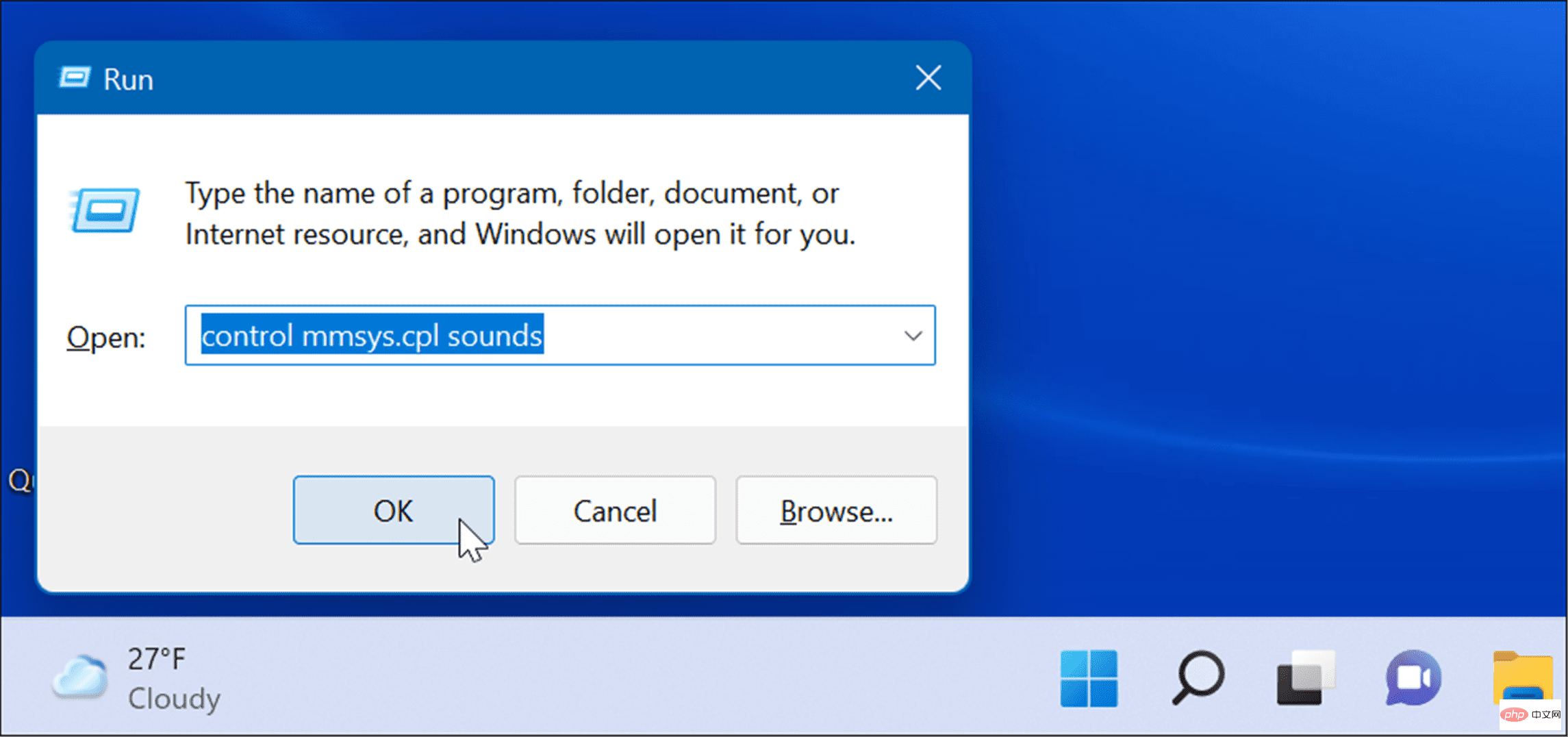 Cara mengurus bunyi sistem pada Windows 11