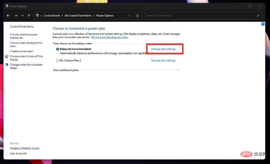 如何更改 Windows 11 上的盖子关闭操作