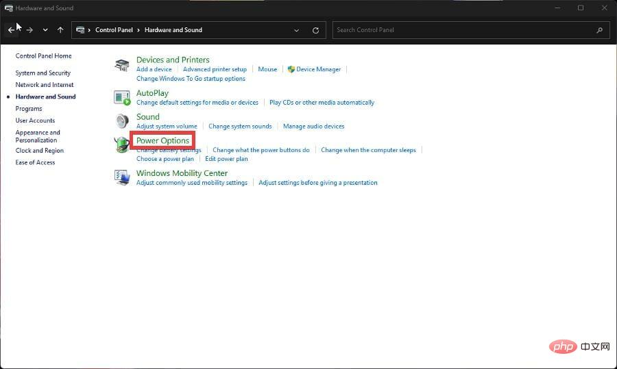 如何更改 Windows 11 上的盖子关闭操作