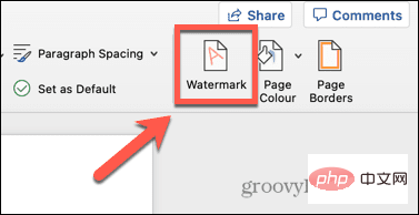 如何从 Word 文档中删除水印